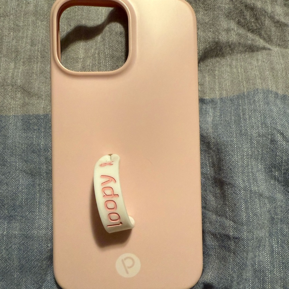 Loopy Case Pink Minimalist iPhone Case